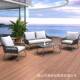 定制外藤室编沙发庭院外12486花园户家具酒店椅阳台售楼部露天藤