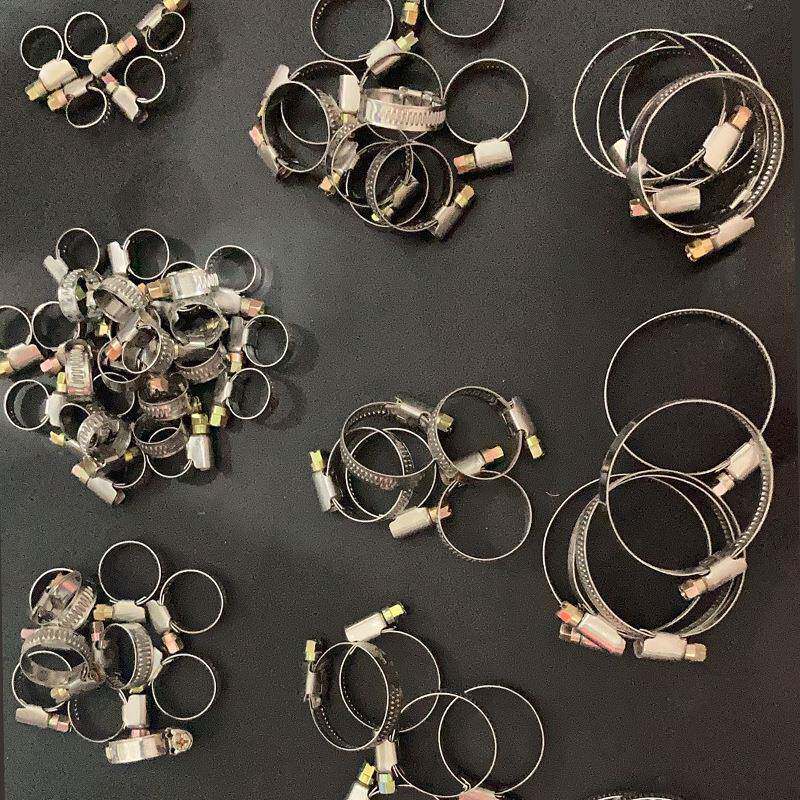 车用管箍夹卡箍喉油管卡子水JJB管卡子加式厚固定汽德卡箍喉箍