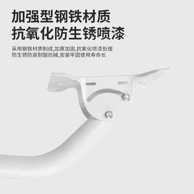 可736外调节户外天线架壁抱装杆支户无线网桥可调仰角监控支架