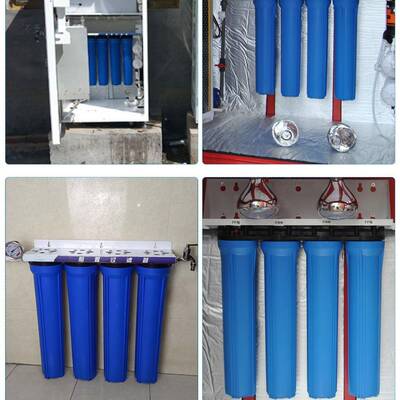 净水机79220过滤器四级置前大滤瓶4体滤寸芯外壳过滤瓶连桶滤壳筒