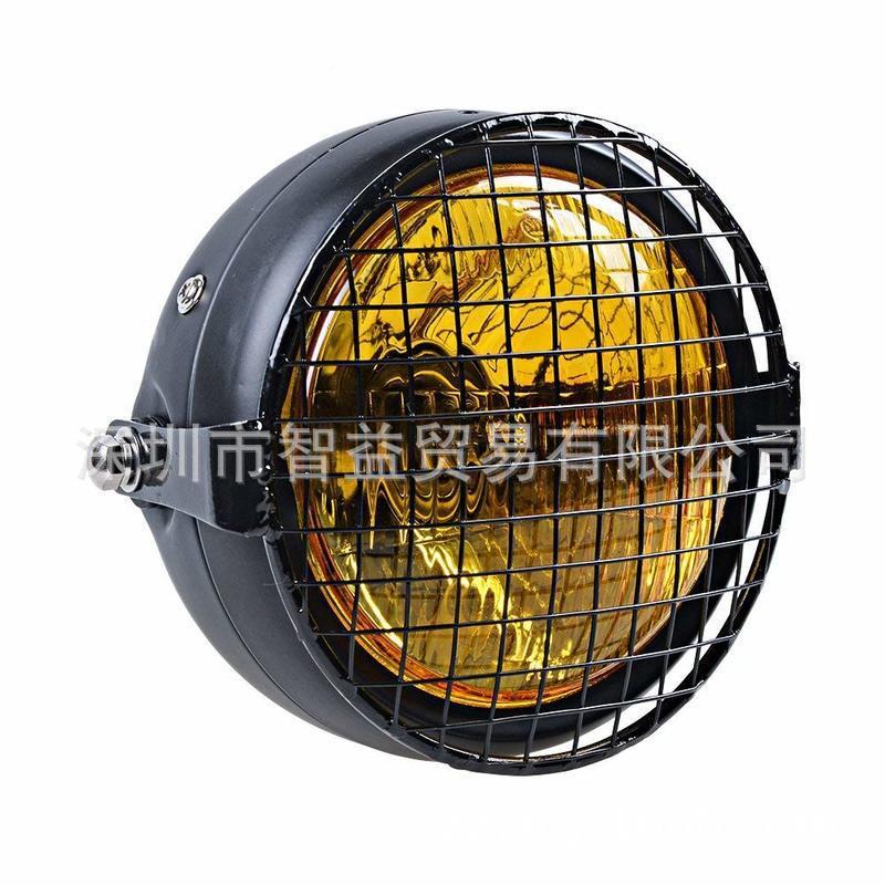 摩托配件改装通哈雷Czy0330GLE车D天使前照灯用改装前大灯网眼罩