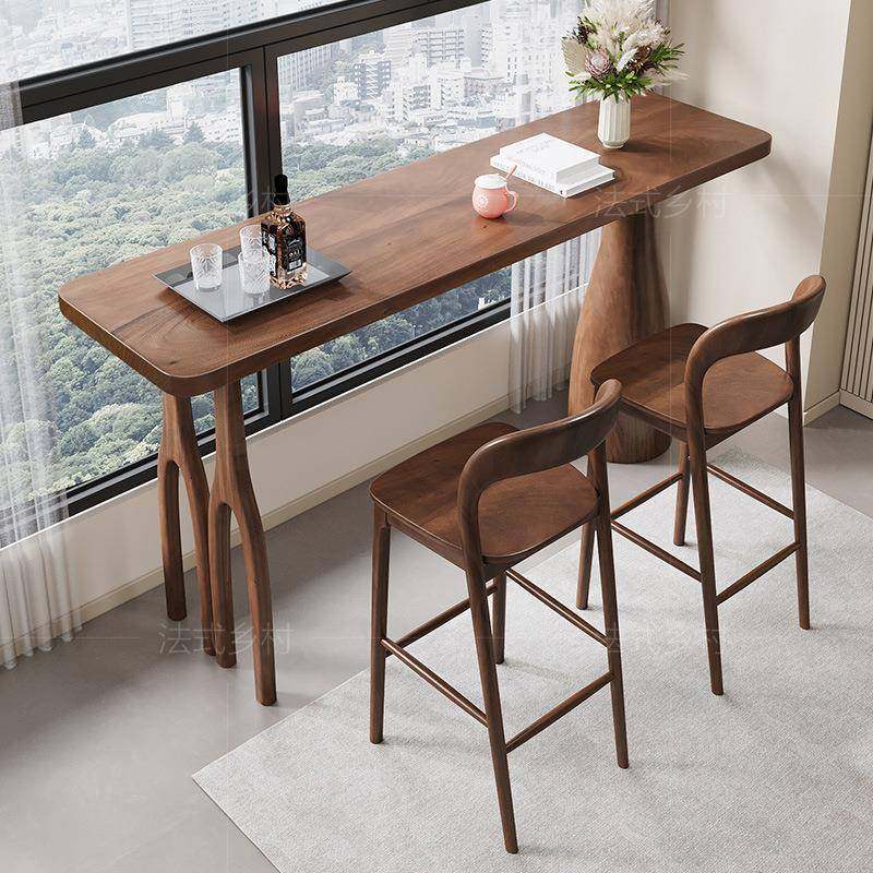 北欧实吧台桌小户型家用154客餐厅断小吧台隔靠组墙木长条高脚桌,商业/办公家具,餐桌椅系列,淘宝优惠券,粉丝福利购,淘宝优惠卷