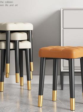 门口换鞋凳家厅用穿鞋凳入户客矮进门凳轻奢沙发凳试凳衣XDO间小