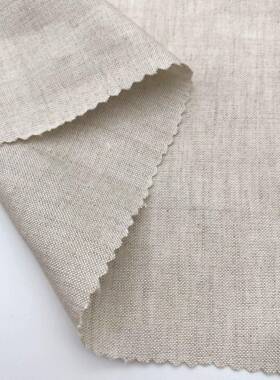 3FUO24亚麻人棉粘麻汉服茶布艺系面料现货森供0应料质感