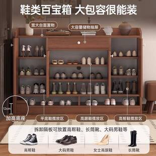 鞋柜高款立无品牌/式户柜一体家用口关鞋架走门廊靠入墙大容量省