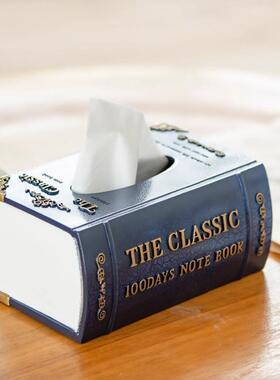 盒复古欧式高档简约艺巾文盒纸创LAH意家用客厅茶几抽纸遥控器收