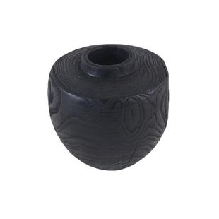 销售件手艺工新中式黑色碳化木质摆酒民宿店别墅术造型装21007饰