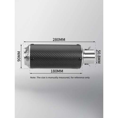 摩托车MT07Z900R8M09改装排气管C20000小圆筒花盖3网T通用尾段