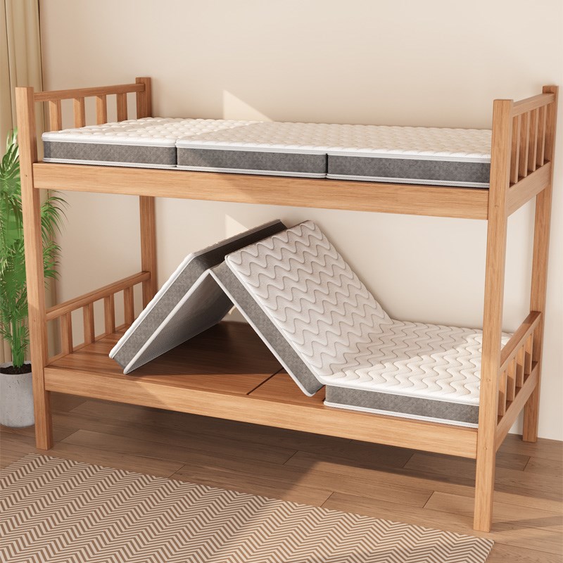 床垫宿舍学生三折叠椰棕乳胶硬垫子单人90x190上T下铺寝室住校专