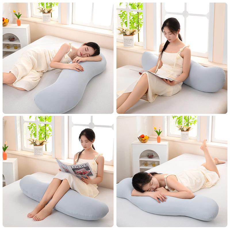 朵朵同星款54748661球抱枕垫腿枕腰枕条女士侧睡夹腿用长枕记忆棉