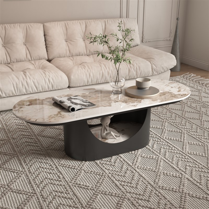 2023新款轻奢极简沙发茶几客厅家E用网红创意小户型茶几桌简约现