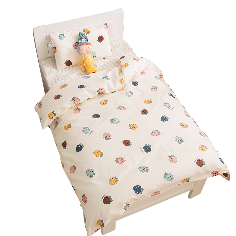 100支儿童被套单件1.2米1.5m床全棉卡通婴儿宝宝幼儿园被罩