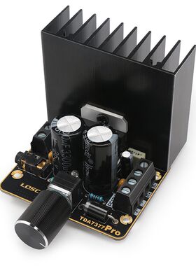 DIY音箱功放模块 TDA7377功放板 12V双J声道立体声30W*2汽车级功