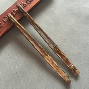 95寸18方 棕竹全芯老扇骨 苏工扇面 老艺人制作 琵琶头花瓶头头型