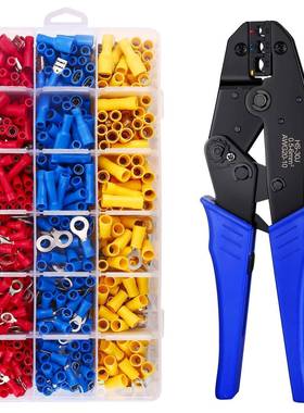 30压线05775-钳6平方冷压J预绝缘端子.压线钳压接钳端子套装