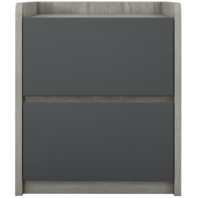 CxY 双抽床头柜简约现代迷你小型 窄D款北欧35公分欧式卧室 30cm