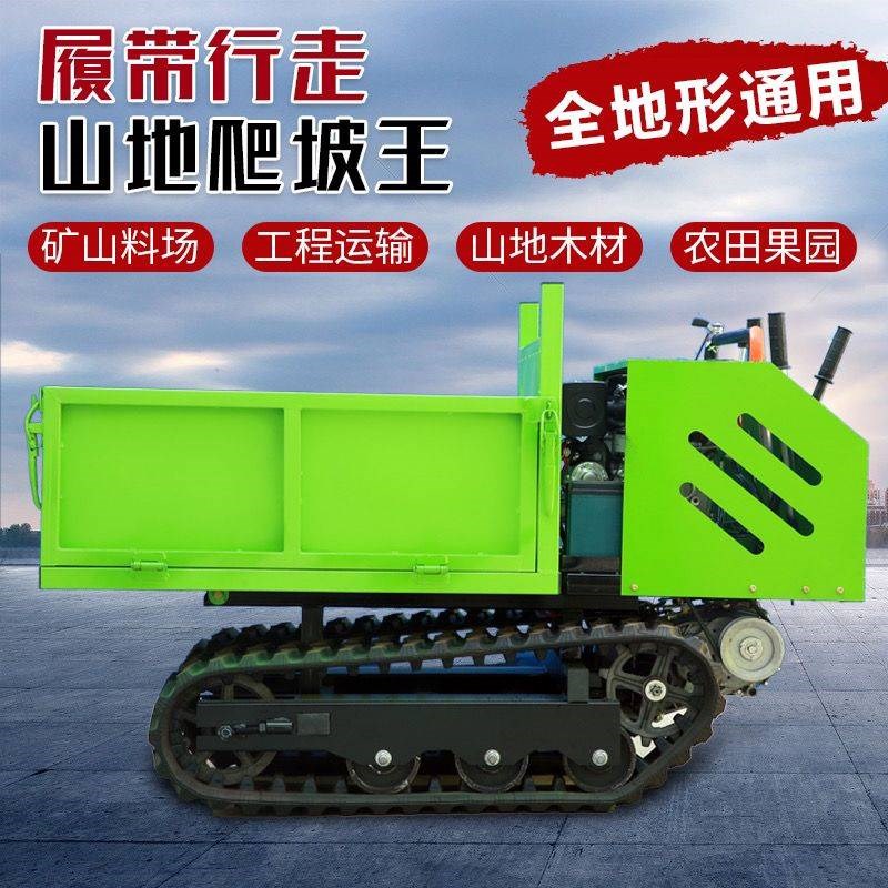 履带运输车小型爬山虎履带式拖拉机全地形山地工程搬运自卸载车