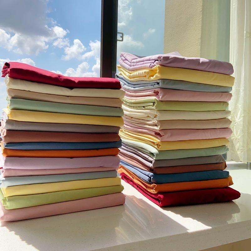 定制订做100支长绒棉床单纯棉磨毛榻榻米炕被单子3米超大任意尺寸