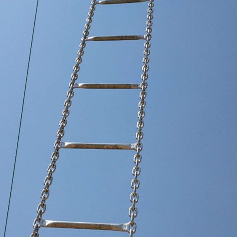 软梯铁链体能训练攀爬镀锌烤漆多功能加宽焊接定制专用耐磨钢梯子