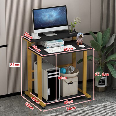 柏赢居迷你电脑台式桌家用简易书桌简约卧室小户型电脑.小桌子可