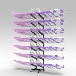 雪板挂架收纳架雪板壁挂支架单板存放架雪板挂架展示架放滑板架