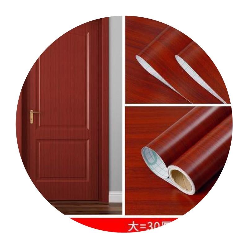 门贴纸家具木门翻新自粘旧房门桌面橱柜子整张包门框防水包边贴j
