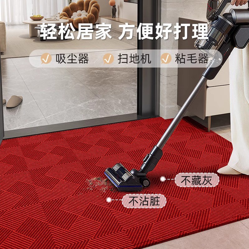 Gravity入户门地垫高级感红色乔迁进门垫子门口防滑耐脏门外地毯