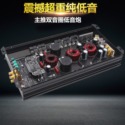 D类数字型1000Wo大功率发烧级超重纯低音无源双音圈低音炮功放