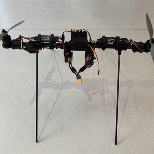 两轴倾转旋翼无人机双221z2动力40A电调垂直起降飞行器