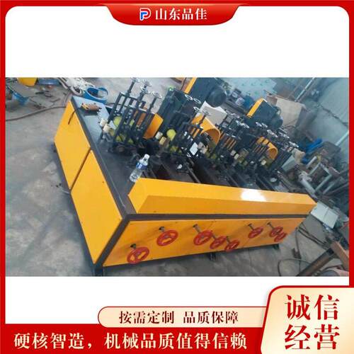 矩形管方管打磨抛光机 金属管材抛光翻新机 台式全自动方管拉丝机
