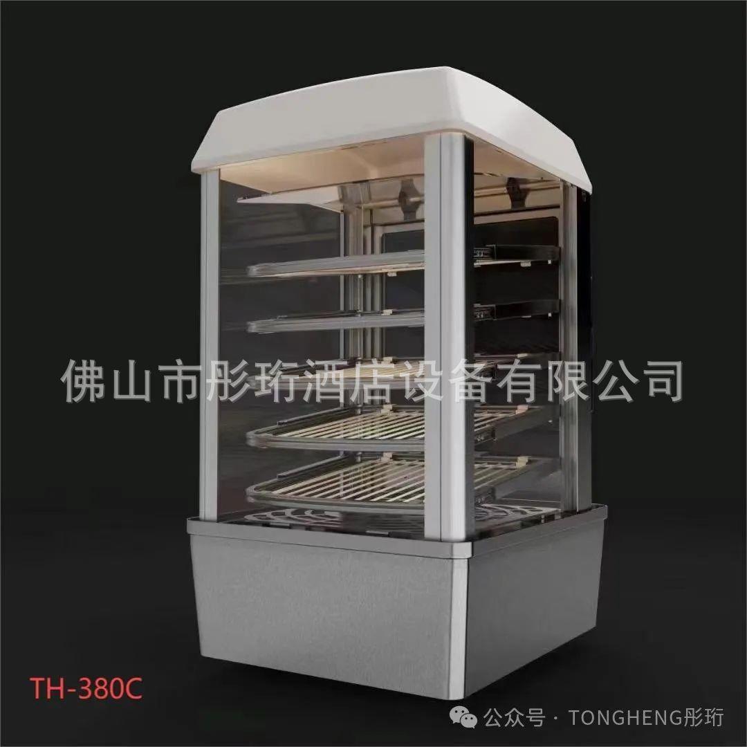 便利店蒸柜台式展示柜电热简易蒸箱透明5层加热柜