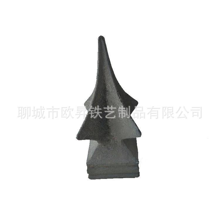 铸铁围栏墙枪尖头铁艺大门矛尖冲压花护栏配件