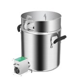 柴火灶户外木材气化炉家用炉农村猛火无烟环保火炉野营烧木柴