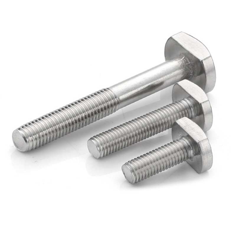 M5-10厘304不锈钢压板螺丝GB37T形螺钉tT型槽用螺栓T形螺栓A270