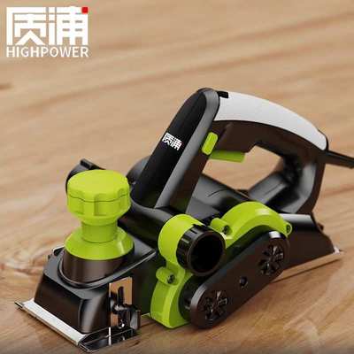 家用小型手提电刨子木工刨多功能压刨木匠刨电动工具刨木机
