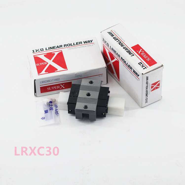 IKO导轨MX55 MX65 IKO自润滑滚针免维护法兰短款2孔滑块 现货库存