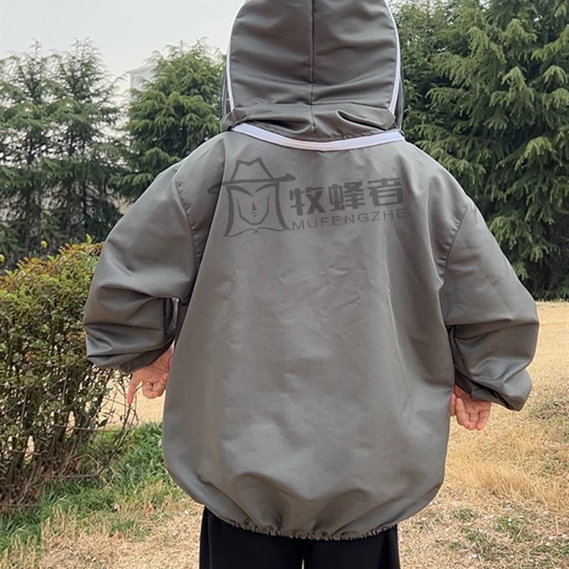 蜜蜂防护服防蛰透气耐磨布面养蜂蜂衣防蜂衣太空帽半身防蚊养蜂服