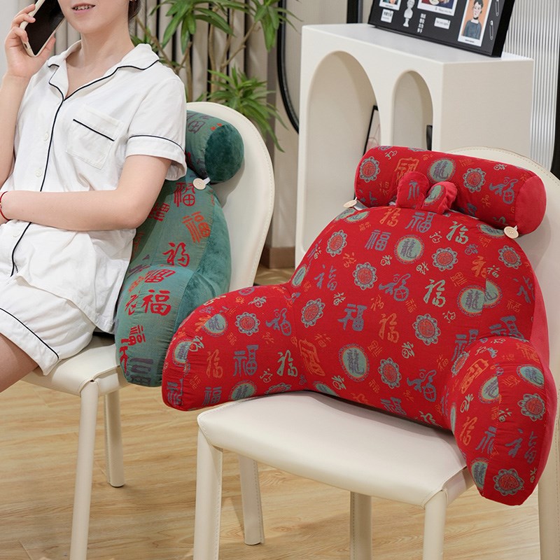 三层纱床头软包大靠背靠枕靠垫抱枕女生睡觉沙发护腰靠枕宿舍床上