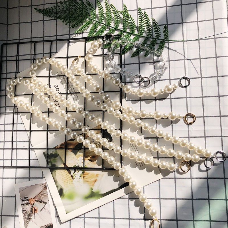 超大珍珠链条可替换包链diy包包配饰新款包带斜跨改造配件肩带,饰品/流行首饰/时尚饰品新,链条,淘宝优惠券,粉丝福利购,淘宝优惠卷