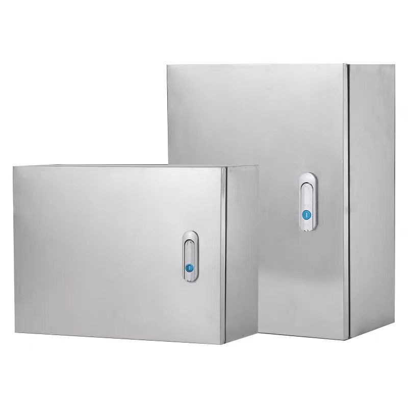 304不锈钢配电箱基业箱工程电气柜明装电控箱户外监控防水控制箱