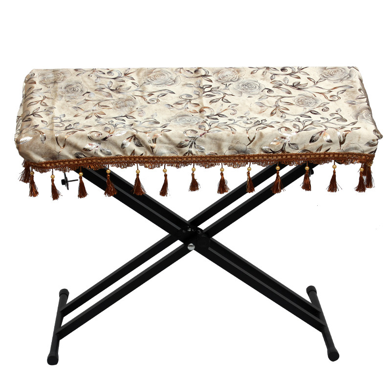 勾花电子琴罩烫金刺绣琴罩防尘罩防尘电子琴盖布加厚电子琴琴罩