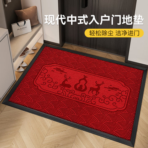 入户地垫进门f脚垫2024新款别墅家用门前防滑垫子玄关门垫耐脏地