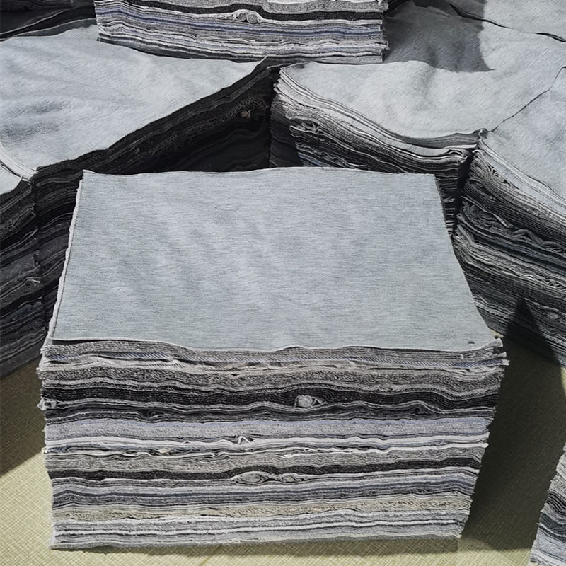 擦机布全棉工业抹布灰色标准大块纯棉碎布头废布破布棉纱不掉色40