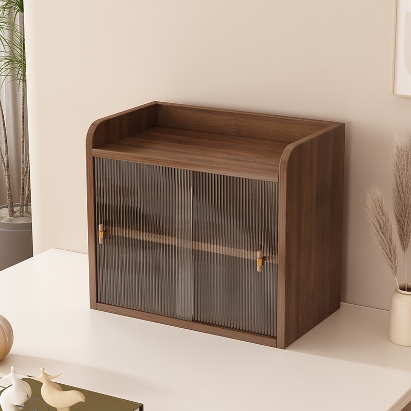 桌面杯子收纳置物架防尘茶具咖啡杯储物柜亚克力多功能分层