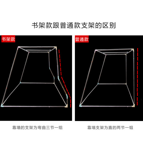 子母床蚊帐1.2x2米长遮光床帘全伸缩支架儿童上下床梯形下铺帐篷
