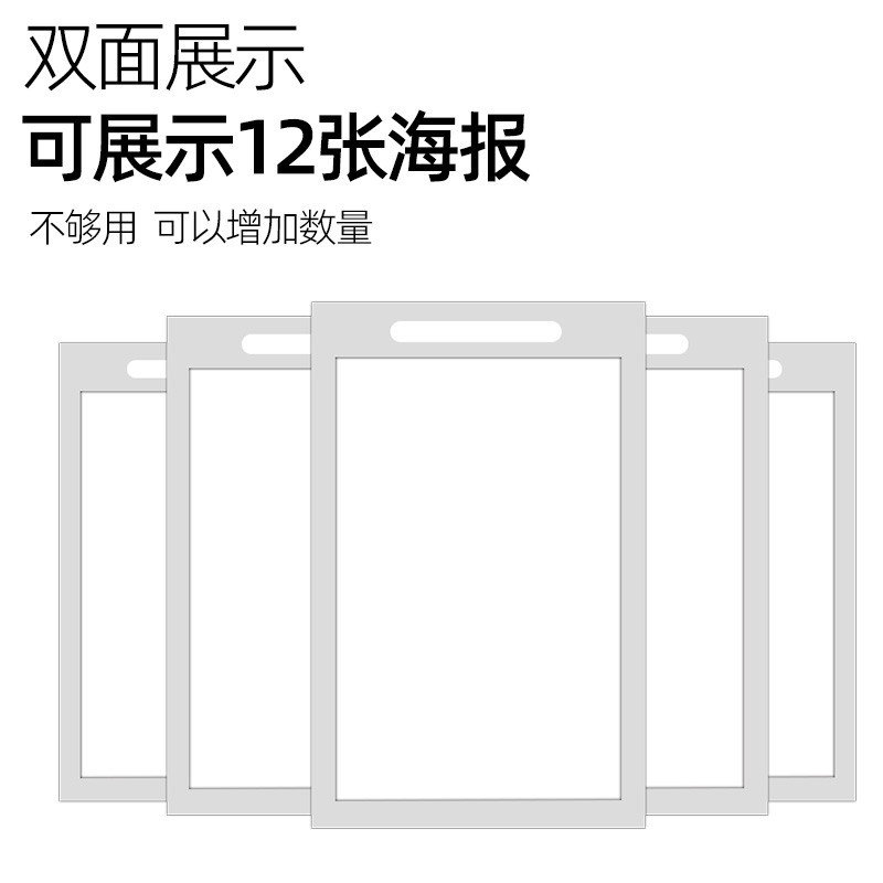 翻页台卡a4压克力透明桌签价格展示牌饭厅菜单 A5桌牌t型实木台卡