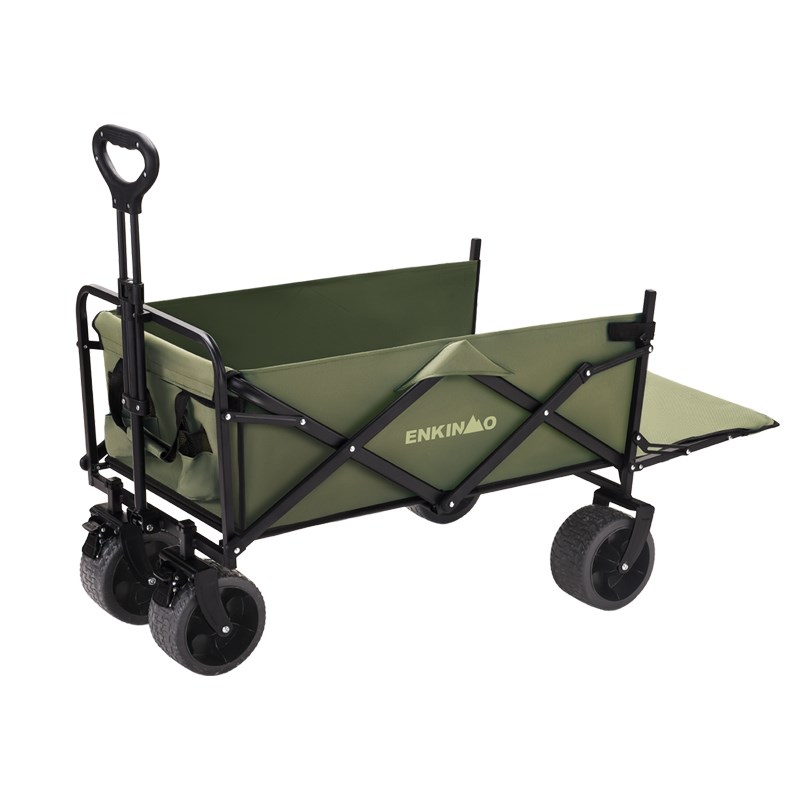 恩可莫露营车推车户外可折叠营地车儿童可躺野营小拖车野餐手推车