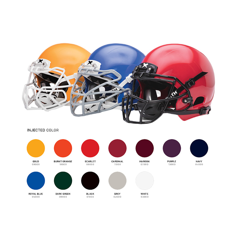 美式橄榄球头盔喷漆业务多色可选光面色哑光色可选