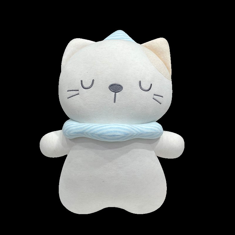 猫咪玩偶女孩夹腿睡觉长条抱枕a类母婴级毛绒玩具抱睡男孩专用