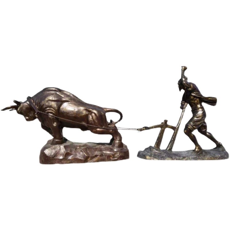 玻璃钢农耕人物雕塑红军浮雕园林景观民俗洗脚小品茶文化酿酒模型